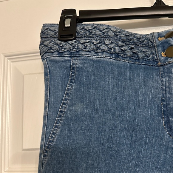 VERONICA BEARD Biscayne Braided Mid Rise Bootcut Jeans - size 6 - Picture 10 of 10